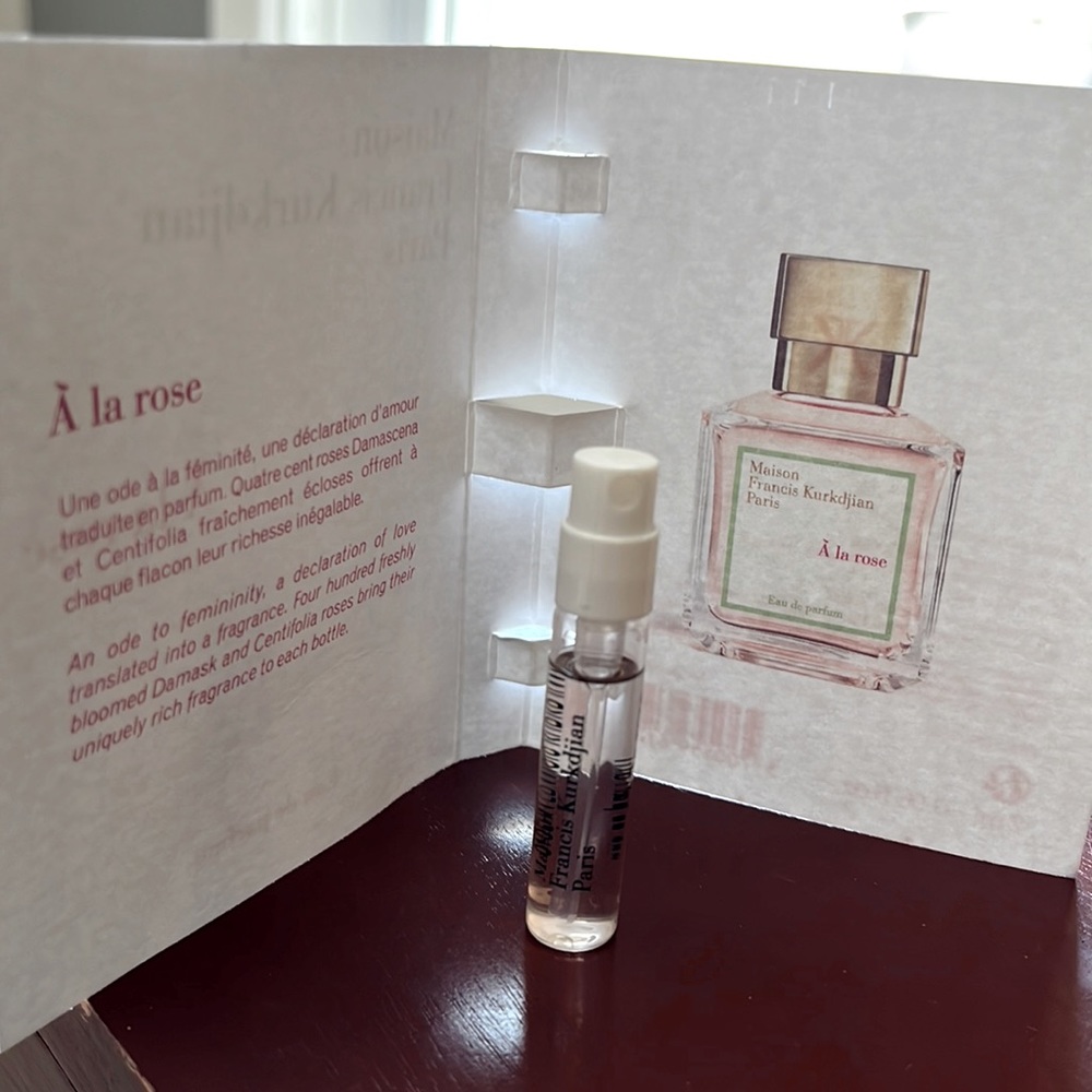 Maison Francis Kurkdjian Paris À la rose